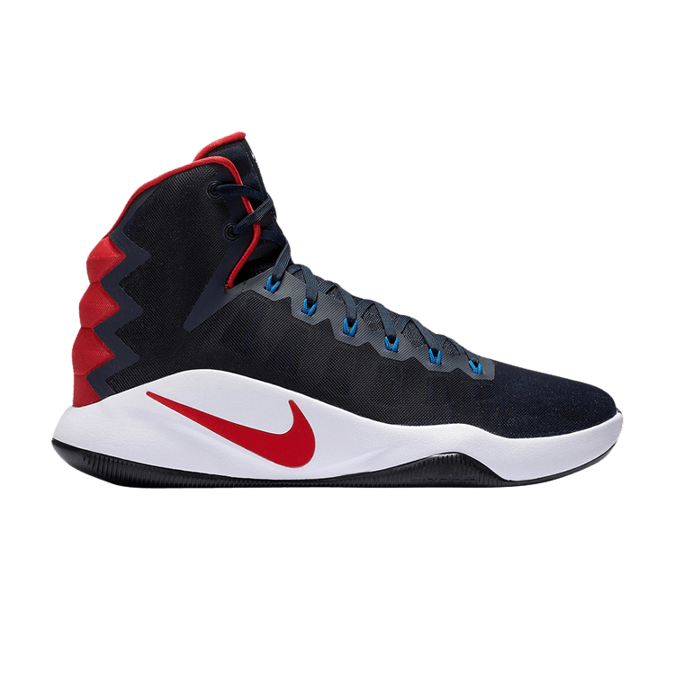 Nike Hyperdunk 2016 'USA' — Dark Obsidian/Dark Obsidian-Bright Crimson