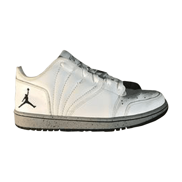 Air Jordan 1 Flight 4 Low Premium 'White Grey' — White/Cool Grey