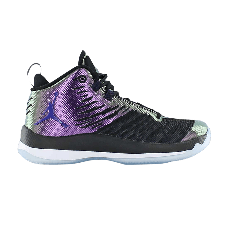 Air Jordan Super.Fly 5 BG 'Concord' — Black/Concord/White