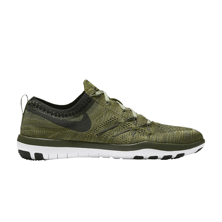 Nike Wmns Free TR Focus Flyknit 'Palm Green' — Cargo Khaki/Black-Palm Green