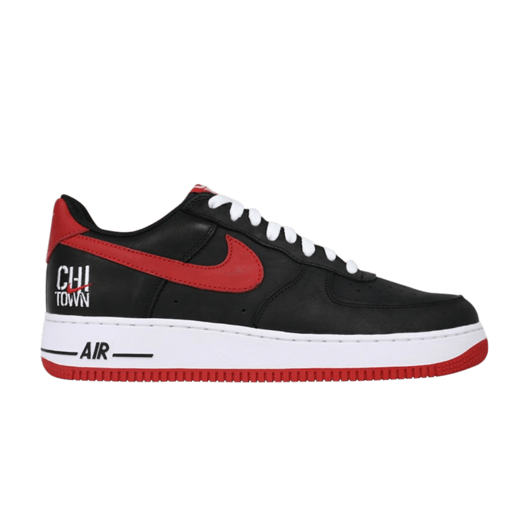 Nike Air Force 1 Low Retro 'Chi-Town' — Black/Varsity Red-White