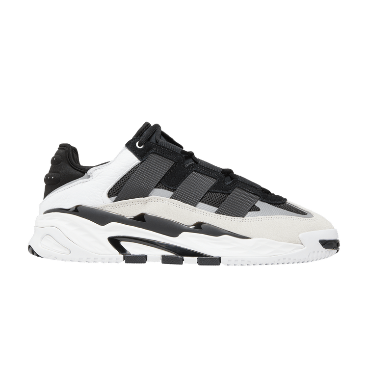 adidas Niteball 'Black White' — Core Black/Cloud White/Silver Metallic