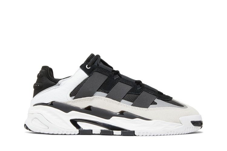 adidas Niteball 'Black White' — Core Black/Cloud White/Silver Metallic