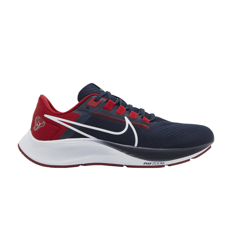 Nike NFL x Air Zoom Pegasus 38 'Houston Texans' — Marine/Gym Red/White