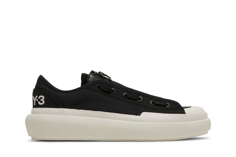 adidas Y-3 Ajatu Court Low 'Black White' — Black/Black/Core White