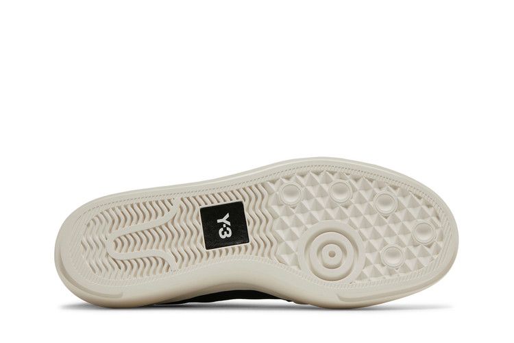adidas Y-3 Ajatu Court Low 'Black White' — Black/Black/Core White