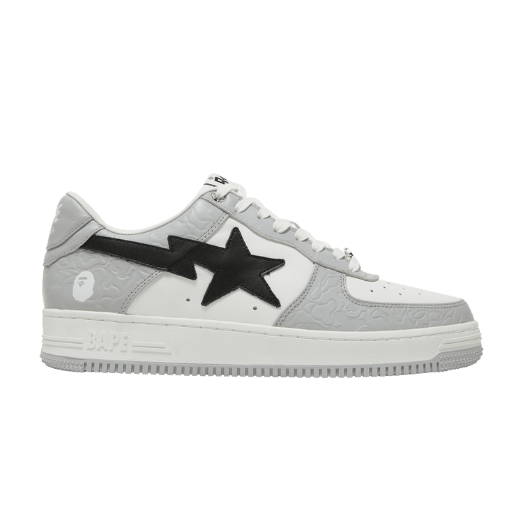 Bapesta Low M2 'White Grey' — White/Grey