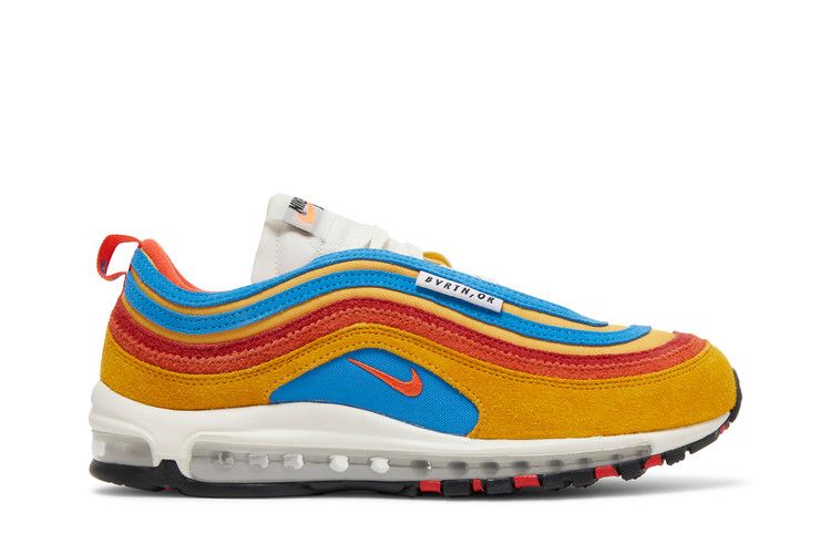 Nike Air Max 97 SE 'Running Club - Pollen Orange' — Pollen/Orange/Light Photo Blue (2)