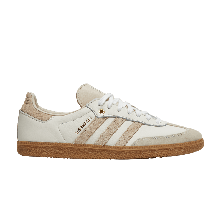LAFC x adidas Samba 'Linen Gum' — Off White/Linen/Gum