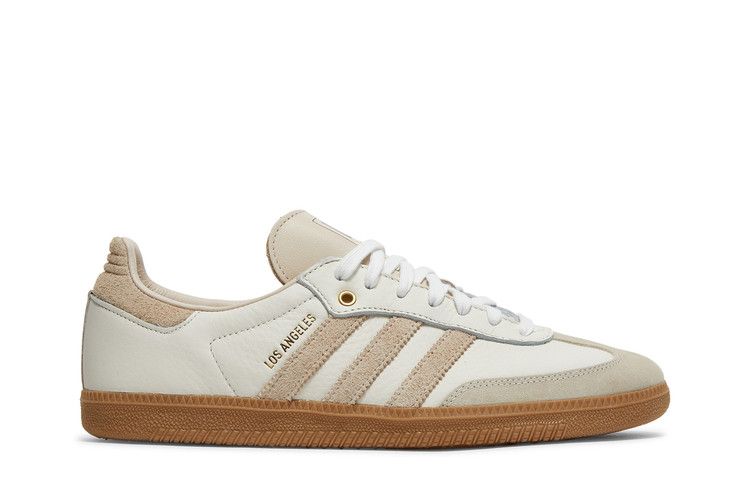 LAFC x adidas Samba 'Linen Gum' — Off White/Linen/Gum