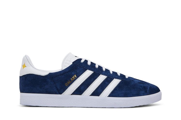 LA Galaxy x adidas Gazelle 'Team Navy' — Cloud White/Team Navy/Gold Metallic