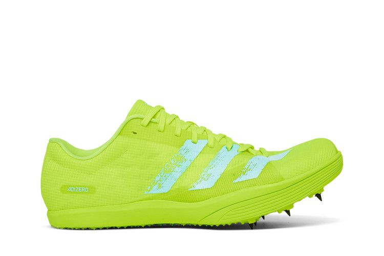 adidas Adizero Long Jump 'Solar Yellow Aqua' — Solar Yellow/Clear Aqua/Core Black