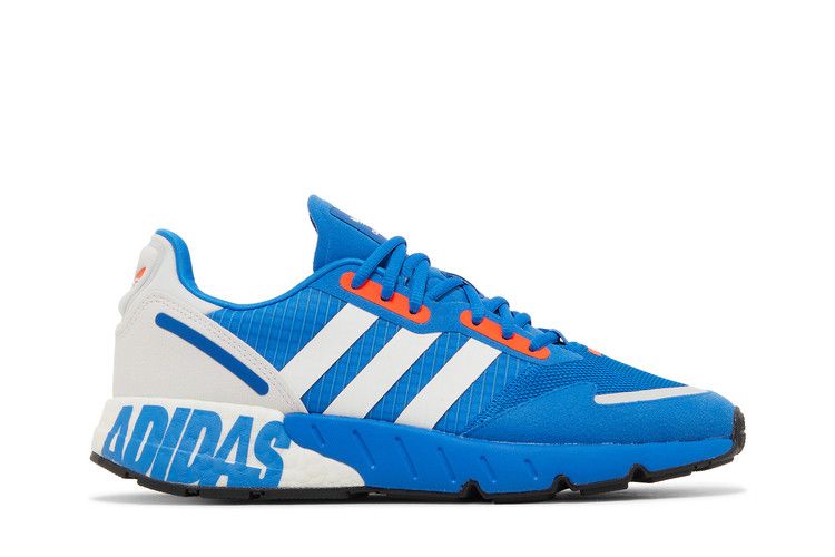 Adidas ZX 1K Boost 'Glow Blue Solar Red' — Glow Blue/Cloud White/Solar Red