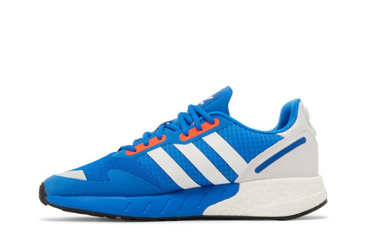 Adidas ZX 1K Boost 'Glow Blue Solar Red' — Glow Blue/Cloud White/Solar Red