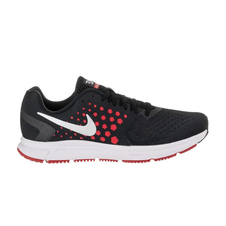 Nike Zoom Span 'University Red' — Black/Metallic Silver-University Red-Dark Grey