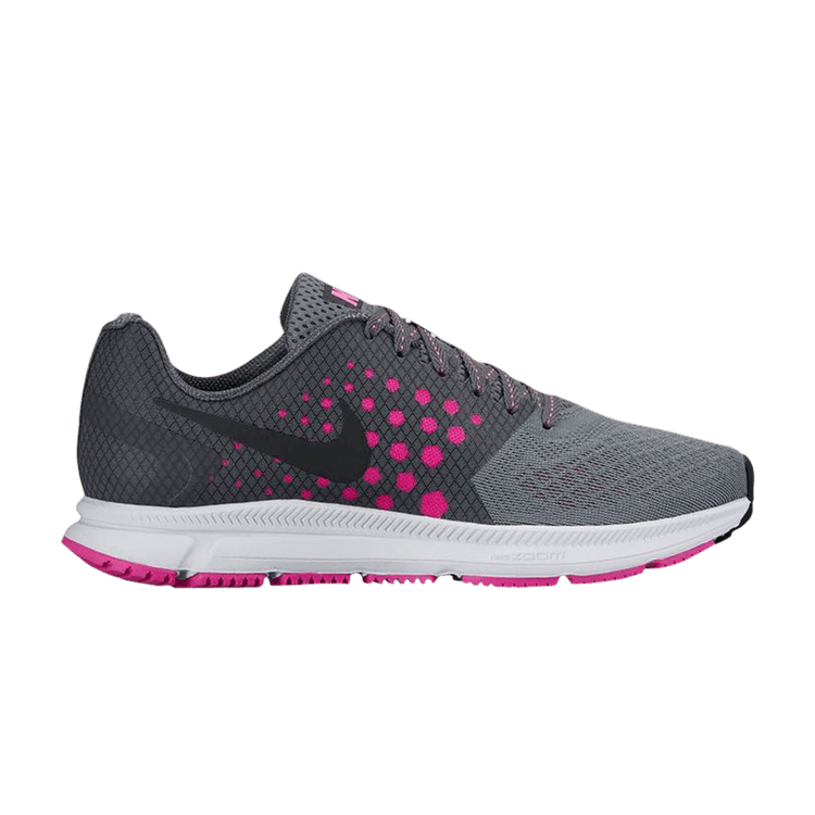 Nike Wmns Zoom Span 'Cool Grey Fire Pink' — Cool Grey/Fire Pink/Dark Grey/Black
