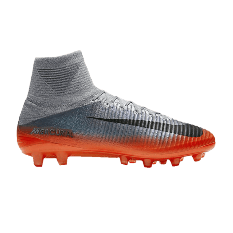 Nike Mercurial Superfly 5 AG-Pro Soccer Cleat — Cool Grey/Wolf Grey-Total Crimson-Metallic Hematite