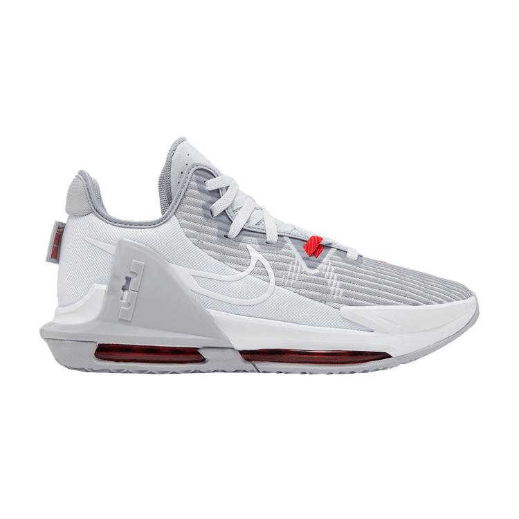 Nike LeBron Witness 6 'Pure Platinum' — Pure Platinum/University Red/White/Wolf Grey