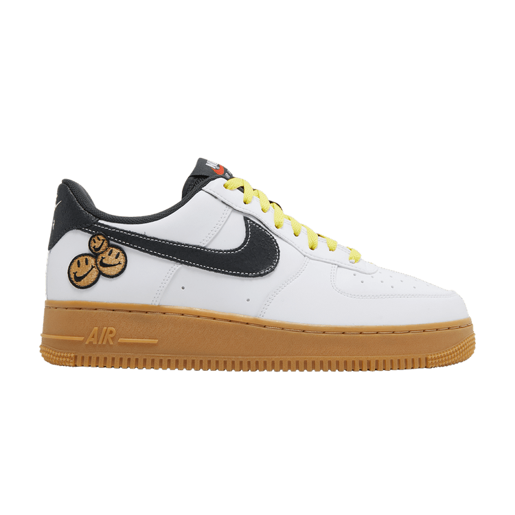 Nike Air Force 1 LV8 'Go The Extra Smile' — White/Yellow Strike/Gum Light Brown/Anthracite