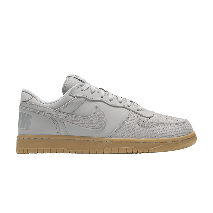 Big Nike Low Lux 'Wolf Grey Snakeskin Gum' — Wolf Grey/Wolf Grey/Gum Light Brown