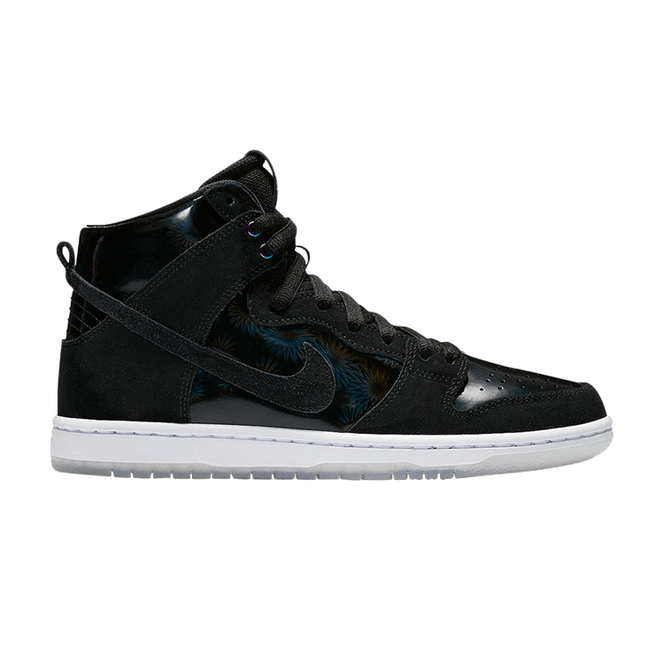 Nike SB Zoom Dunk High Pro 'Iridescent' — Black/Black-White-Clear