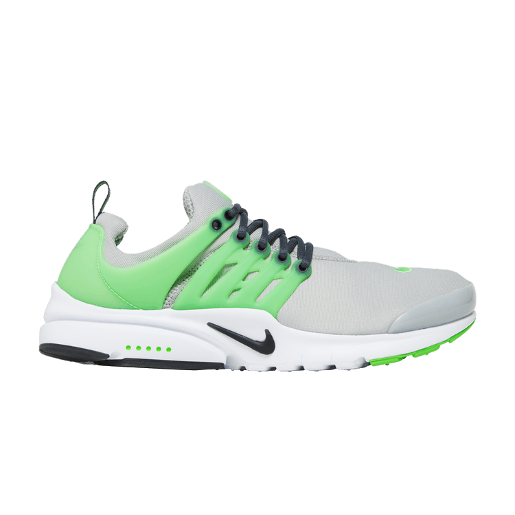 Nike Presto GS 'Light Smoke Grey Green Strike' — Light Smoke Grey/Green Strike/Dark Smoke Grey/Black