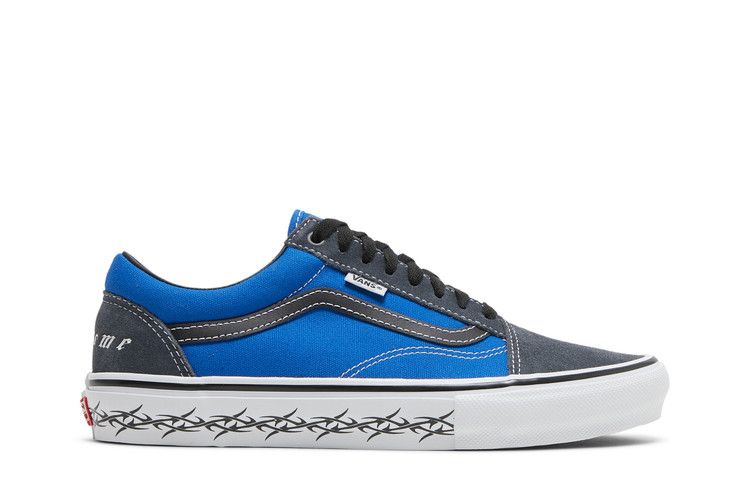 Supreme x Vans Old Skool 'Barbed Wire - Royal' — Royal/Black