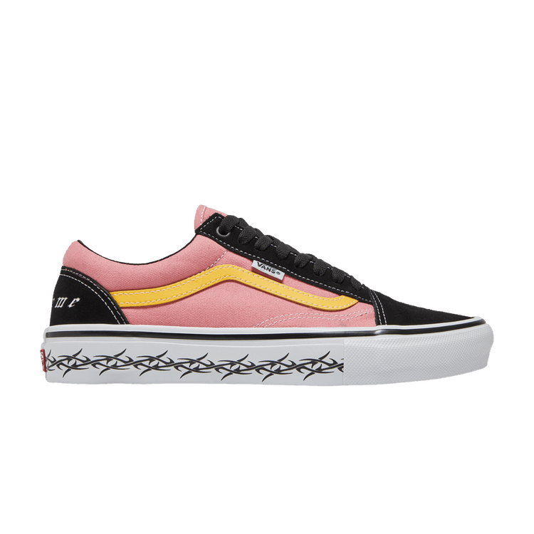 Supreme x Vans Old Skool 'Barbed Wire - Pink' — Pink/Black