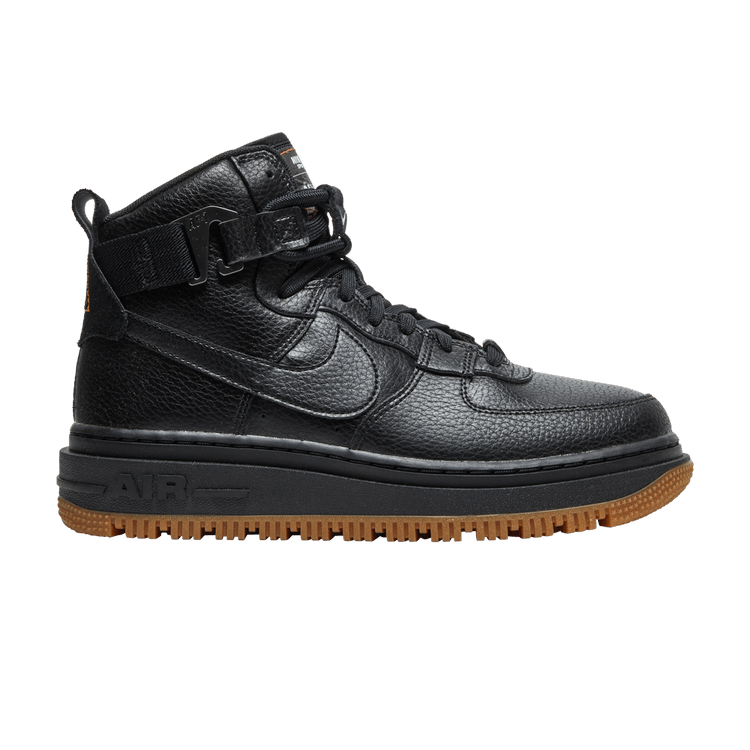 Nike Wmns Air Force 1 High Utility 2.0 'Black Gum Medium Brown' — Black/Orange/Gum Medium Brown/Summit White