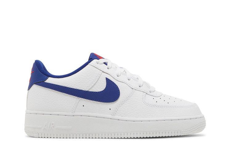 Nike Air Force 1 GS 'White Deep Royal Blue' — White/Deep Royal Blue/University Red (2)