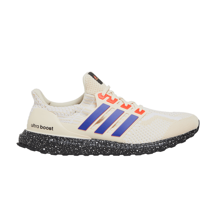 Adidas UltraBoost 5.0 DNA 'Wonder White Speckled' — Wonder White/Sonic Ink/Solar Red
