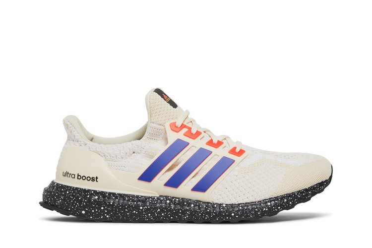 Adidas UltraBoost 5.0 DNA 'Wonder White Speckled' — Wonder White/Sonic Ink/Solar Red