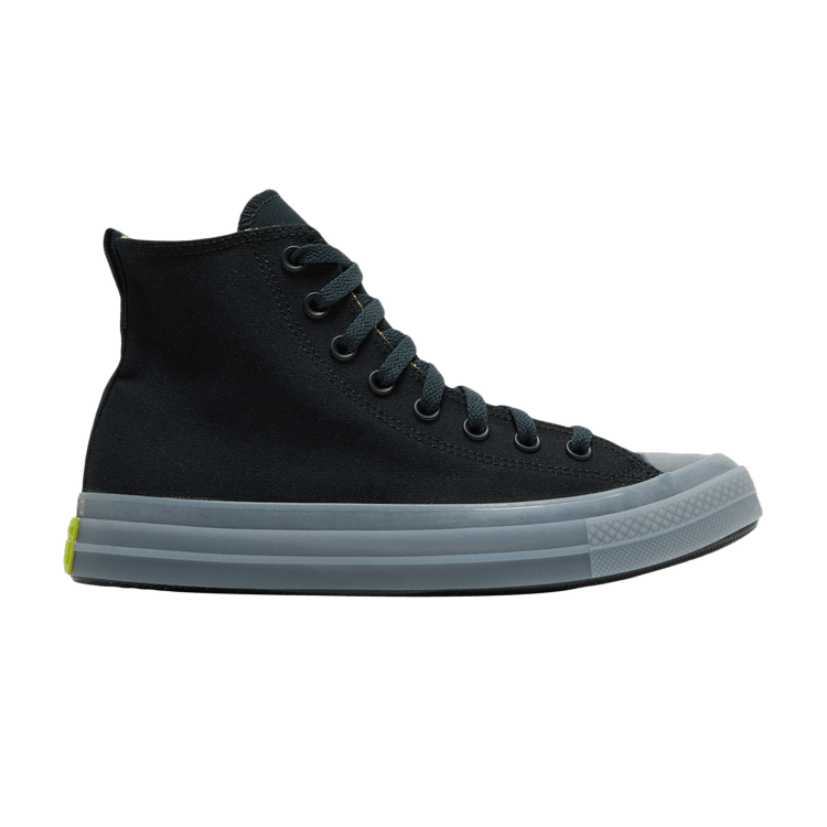 Converse Chuck Taylor All Star CX Fleece Lined High 'Black Lime Twist' — Black/Seaweed/Lime Twist