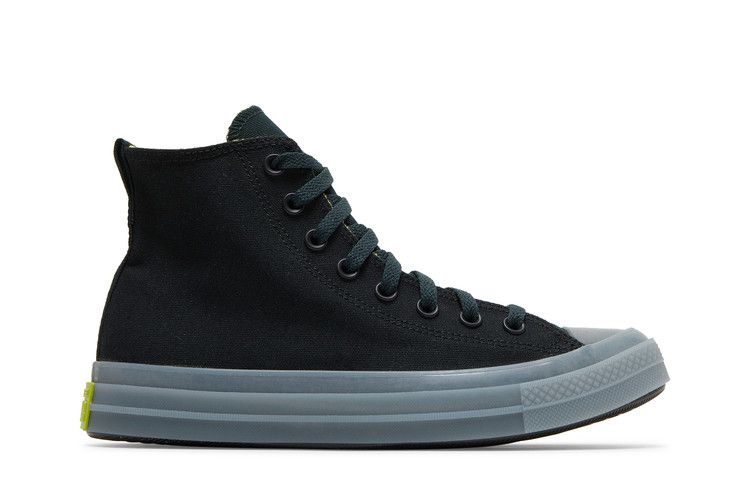 Converse Chuck Taylor All Star CX Fleece Lined High 'Black Lime Twist' — Black/Seaweed/Lime Twist