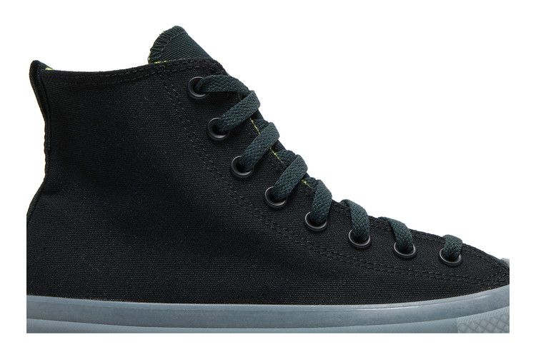 Converse Chuck Taylor All Star CX Fleece Lined High 'Black Lime Twist' — Black/Seaweed/Lime Twist