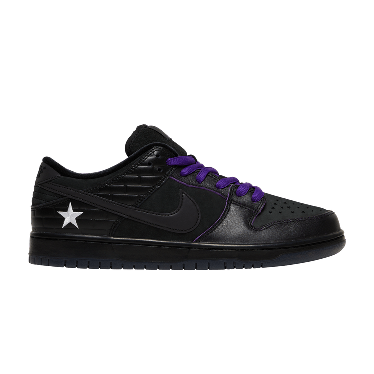 Familia x Nike Dunk Low Pro QS SB 'First Avenue' — Black/Voltage Purple/White