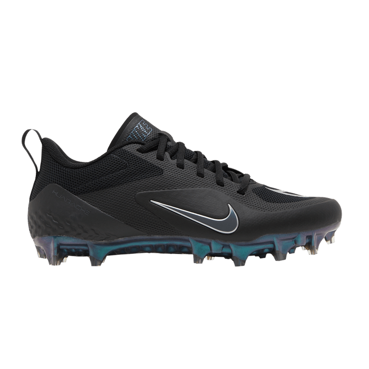 Nike Alpha Huarache 8 Pro 'Black Metallic Silver' — Black/Dark Grey/Volt/Metallic Silver