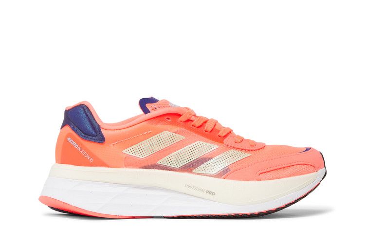 Adidas Wmns Adizero Boston 10 'Turbo Sandy Beige Metallic' — Turbo/Sandy Beige Metallic/Legacy Indigo