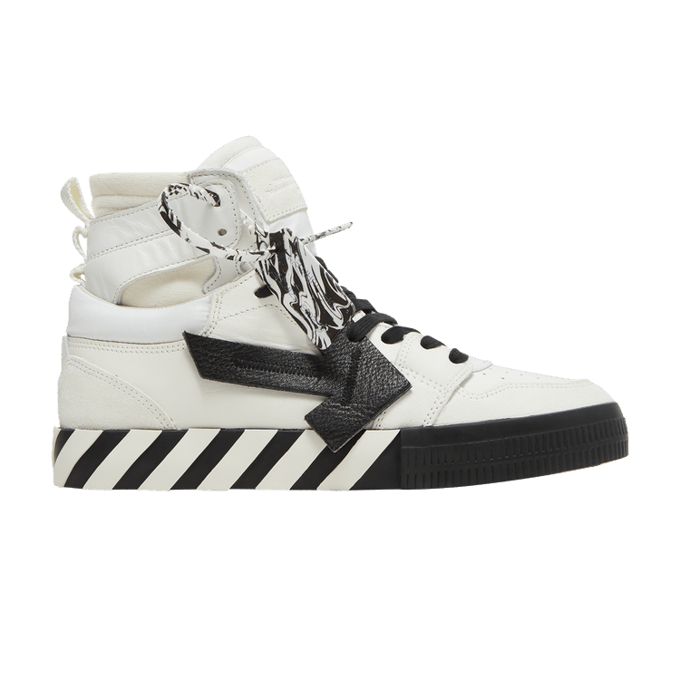 Off-White Vulc Sneaker High 'White Black' — White/Black