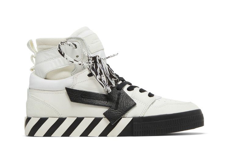 Off-White Vulc Sneaker High 'White Black' — White/Black