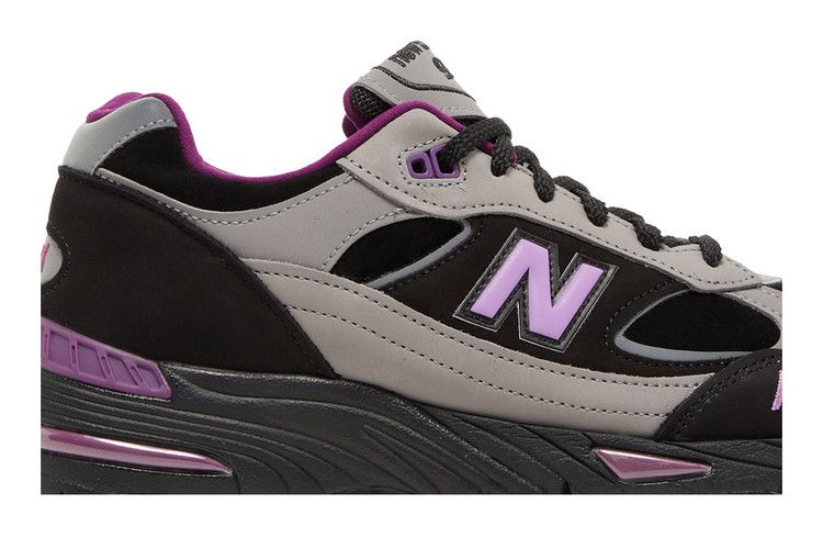 Stray Rats x New Balance 991 Made in England 'Black Purple' — Black/Grey/Purple