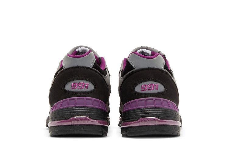 Stray Rats x New Balance 991 Made in England 'Black Purple' — Black/Grey/Purple