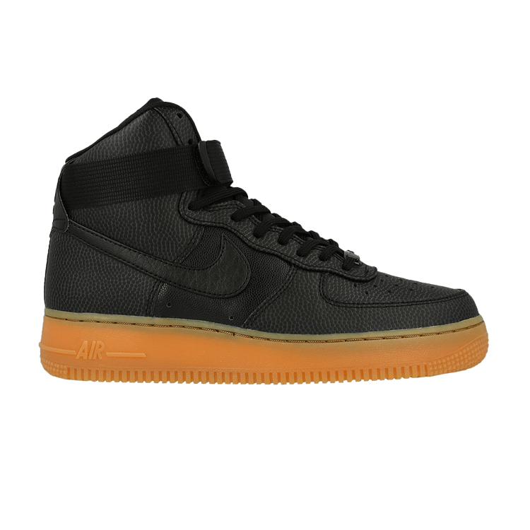 Nike Wmns Air Force 1 Hi SE 'Black Gum' — Black/Black