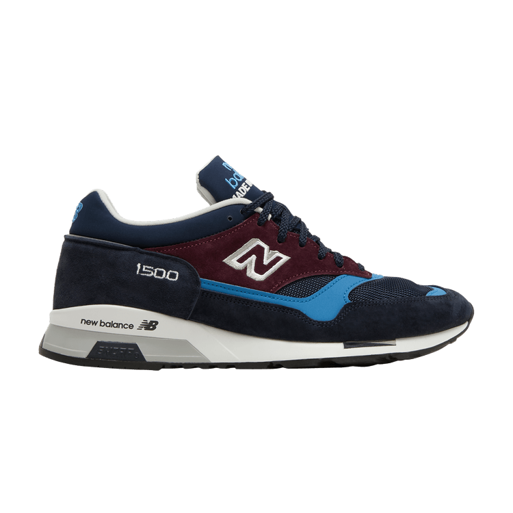 New Balance 1500 Made In England 'Navy Burgundy' — Navy/Burgundy/Blue
