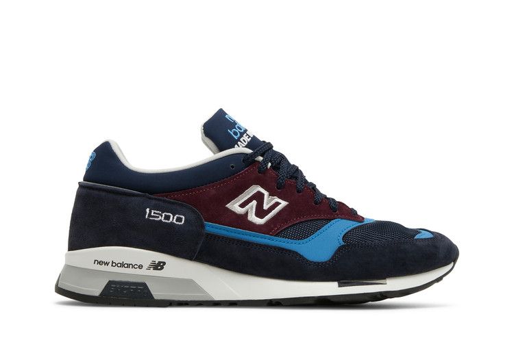 New Balance 1500 Made In England 'Navy Burgundy' — Navy/Burgundy/Blue