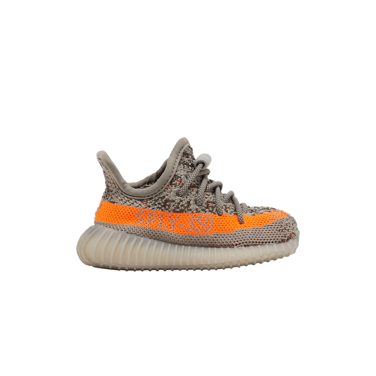 adidas Yeezy Boost 350 V2 Infants 'Beluga Reflective' — Beluga Reflective/Steeple Gray/Solar Red