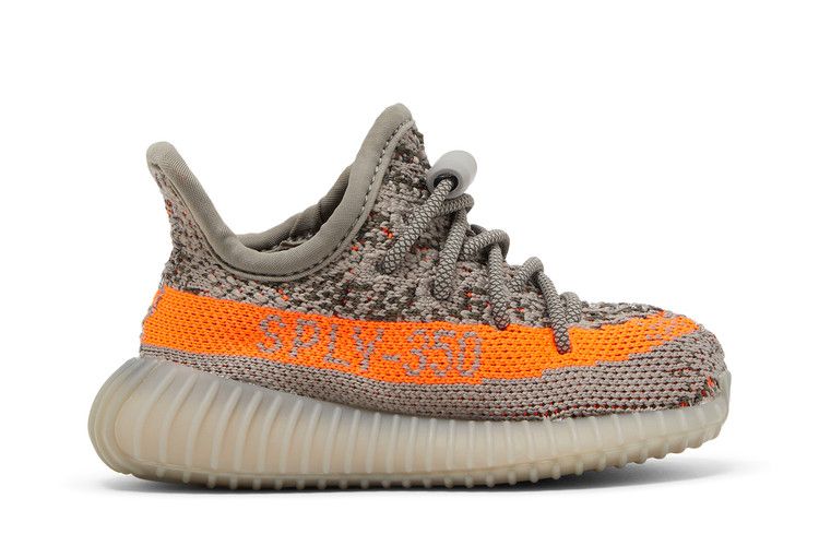 adidas Yeezy Boost 350 V2 Infants 'Beluga Reflective' — Beluga Reflective/Steeple Gray/Solar Red