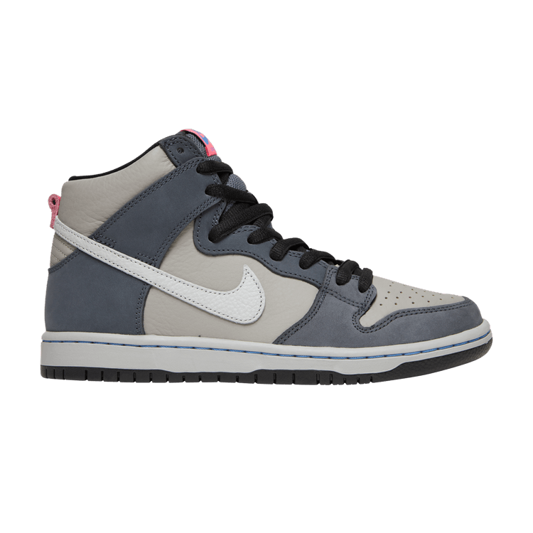 Nike Dunk High Pro SB 'Medium Grey' — Flint Grey/Medium Grey/Flamingo/Grey Fog