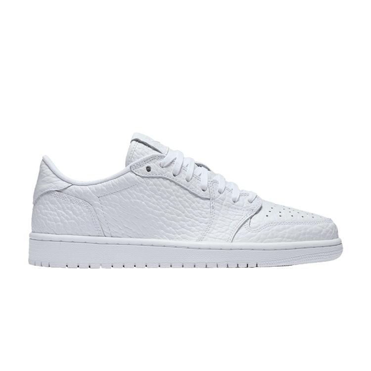 Air Jordan 1 Retro Low Swooshless 'Triple White' 2025 — White/White/White