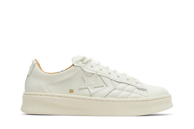 Shai Gilgeous-Alexander x Converse Pro Leather Lift Platform 'Chase the Drip' — Egret/Egret/Saturn Gold